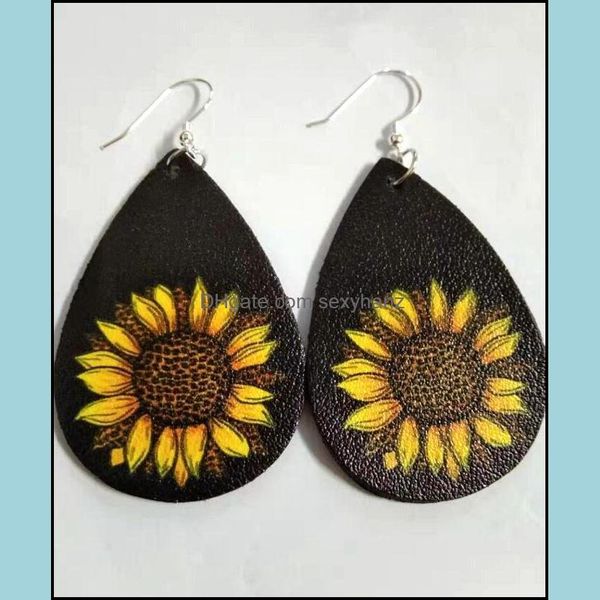 

dangle & chandelier earrings jewelry sunflower cactus drop fashion ear charms women earring pattern delivery 2021 kfyzg, Silver