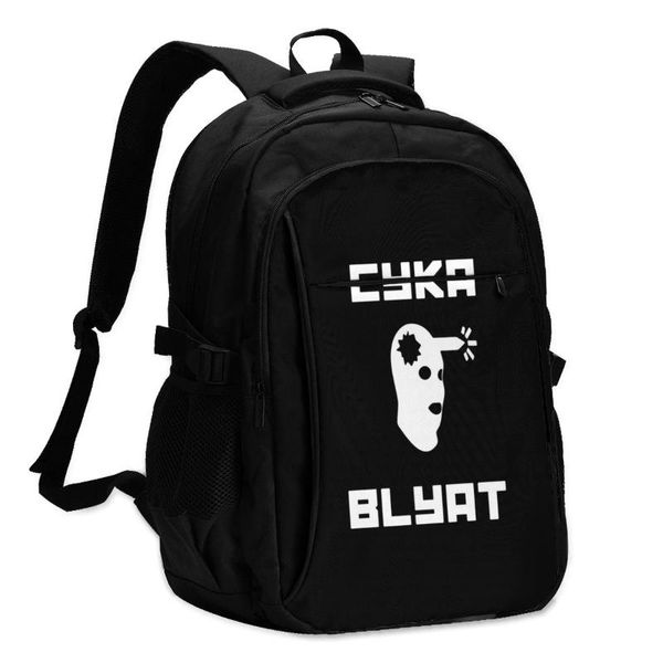 

backpack csgo backpacks pattern funny charging usb travel youth bags