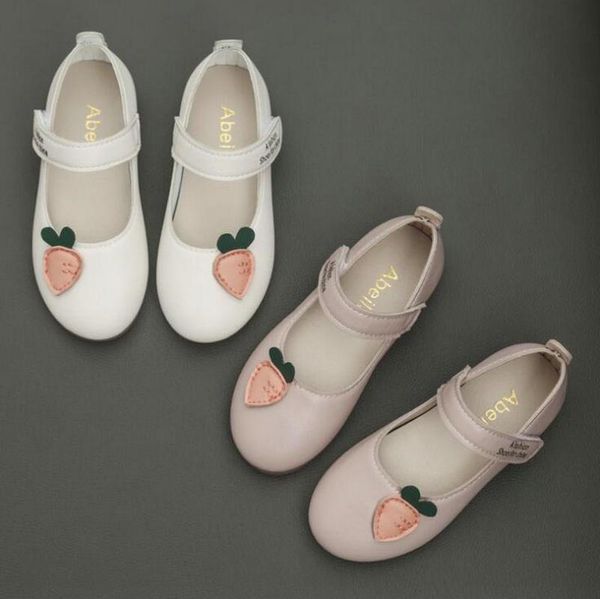 

sandals summer thin girls shallow mouth flat shoes cute pink strawberry soft sole trend, Black