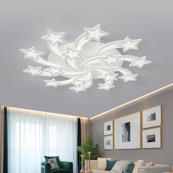 

modern acrylic led ceiling light art deco indoor lamp for bedroom study dining room lights