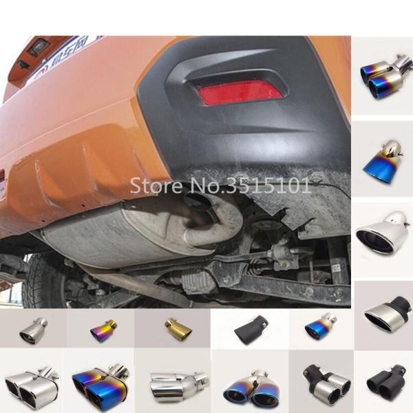 

manifold & parts car styling cover muffler end stainless steel tail pipe dedicate outlet exhaust for xv 2012 2013 2014 2021