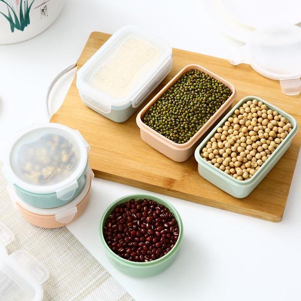 

storage bottles & jars fresh keeping box kitchen lunch plastic sealed