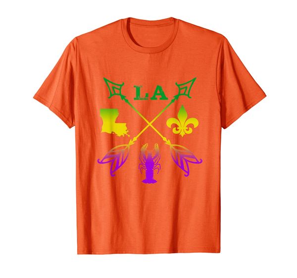 

louisiana arrow t shirt new orleans mardi gras tshirt t-shirt, White;black