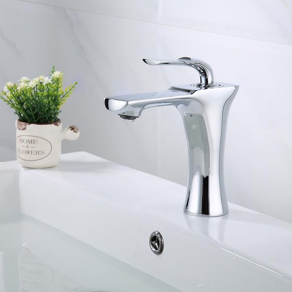 

basin faucets bathroom sink faucet deck mounted cold water mixer taps polished chrome lavatory tap