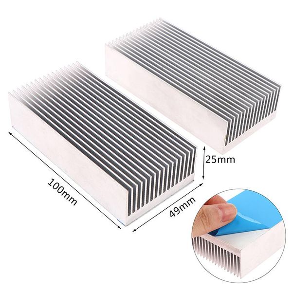 

fans & coolings 100*49*25mm aluminum heatsink cooling pad high power led ic chip cooler radiator