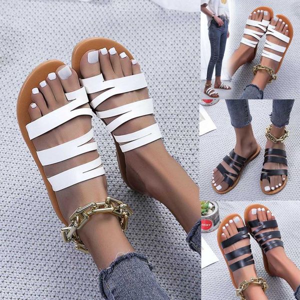 

slippers summer beach sandals women 2021 hollow out flip flops light sandalias de mujer solid color outdoor, Black