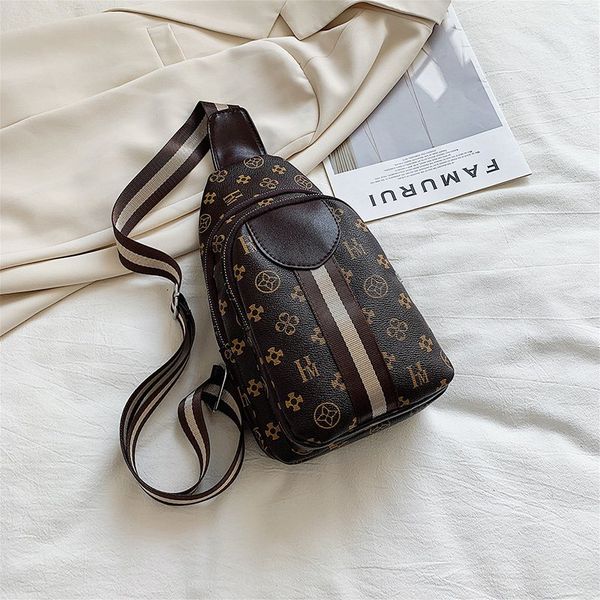 

bags for women 2021 new fashion print chest bag all-match retro shoulder bag purses and handbags luxury designer sac luxe