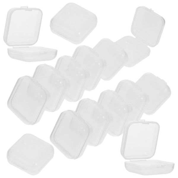 

storage drawers 100pcs mini boxes durable transparent (transparent)