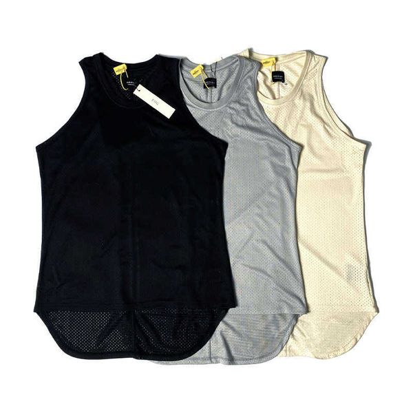 

fog feel of god season 5 main line high street sports cut sleeves fold on bottom mesh vesth2rg, White