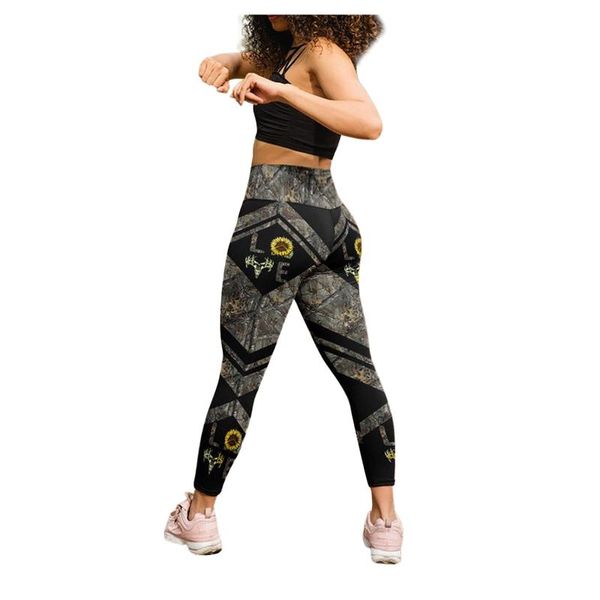 

yoga outfit women fashion casual print pants plus size high waist sport exercise fitness leggings activewear