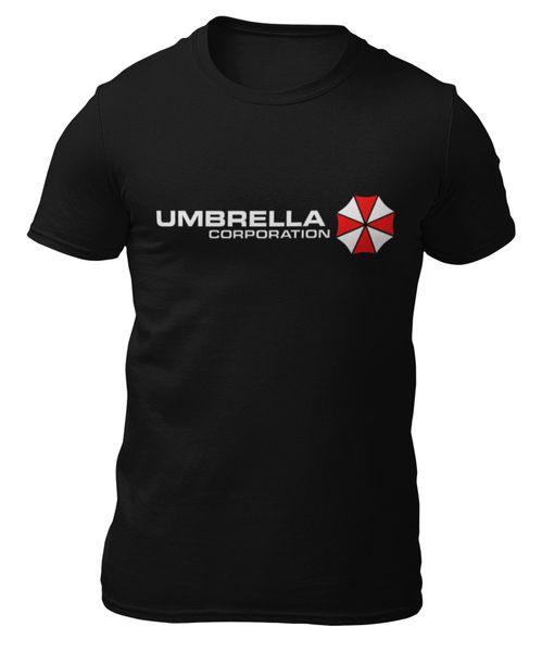 

T-shirt-resident evil umbrella logo-Biohazard-t-shirt -, White;black