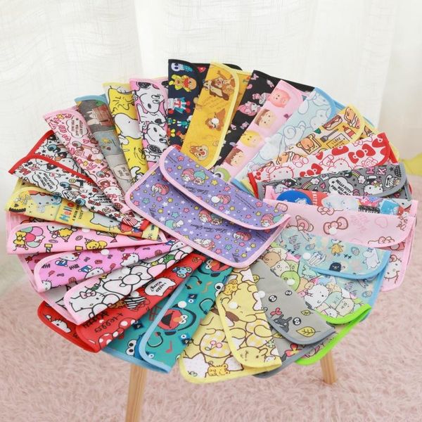 

storage bags student portable mask box cartoon flip dust respirator buggy bag oxford cloth cute durable holder