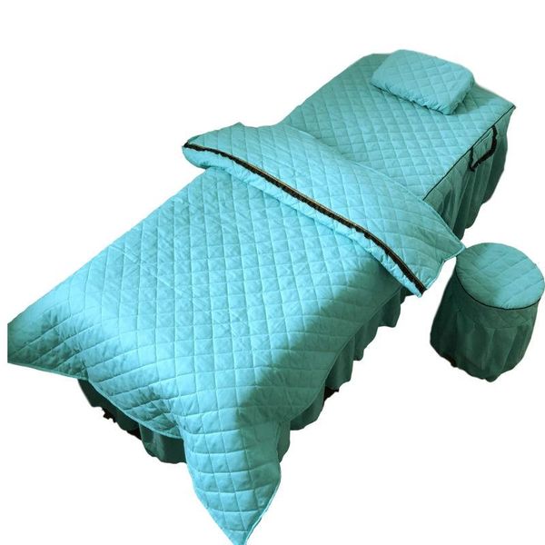 

sheets & sets high-end beauty salon supplies spa nursing massage set 1pcs bedspread+1pcs quilt cover +1pcs case+1pcs stool j8303 sheet