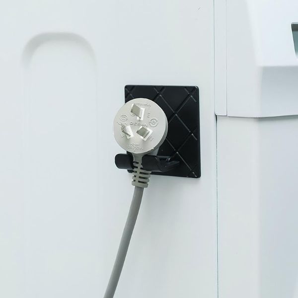 

colors folding plug wire socket holder hook cable clip power usb cords sort out home kitchen office desk organizer supply hooks & rails
