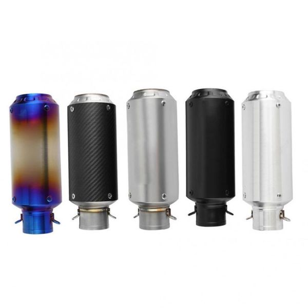 

motorcycle exhaust system systems 51mm stainless steel modification pipe rear muffler tip universal accessories