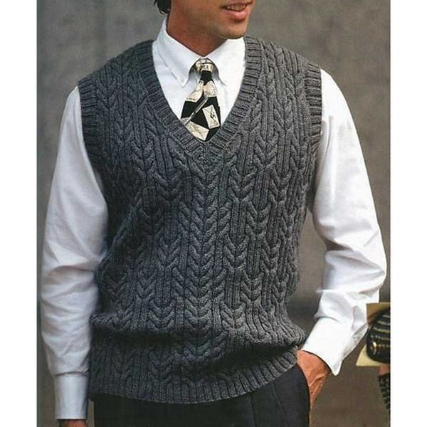 

mens sweater vest spring autumn streetwear casual men clothing slim fit solid color sleeveless sweaters 211014, White;black