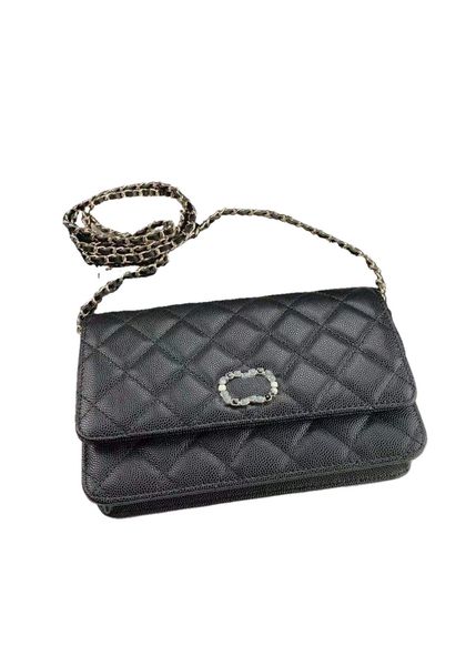 

classic luxury fashion brand wallet vintage lady brown leather handbag designer chain shoulder bag with box wholesale 054, Red;black