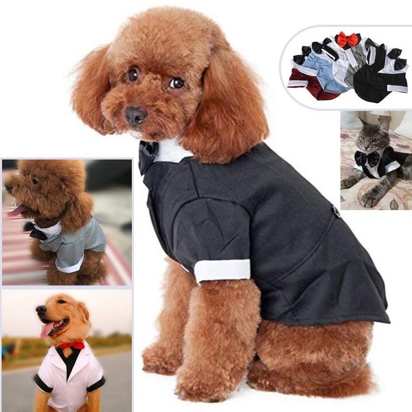 

dog apparel pet clothing, big dress, suit and bow tie clothes bichon shirt christmas for dogs