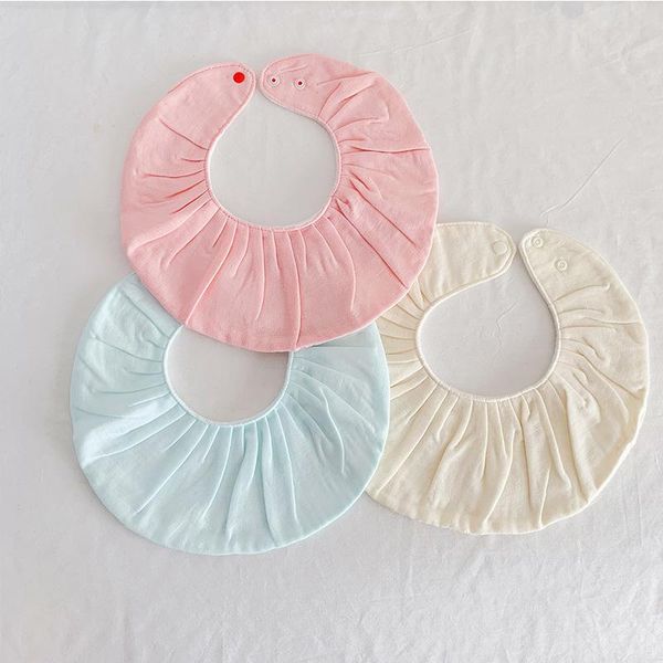 

bibs & burp cloths cute baby cotton and cloth for girls waterproof burping children fashion accessories japanese style