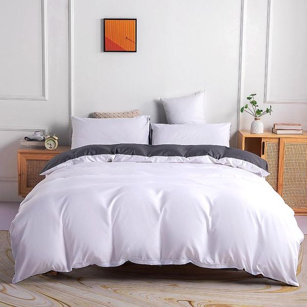 

bedding sets whole colored bed linens duvet cover set quilt/comforter case pillow covers white king  220x240 home textiles