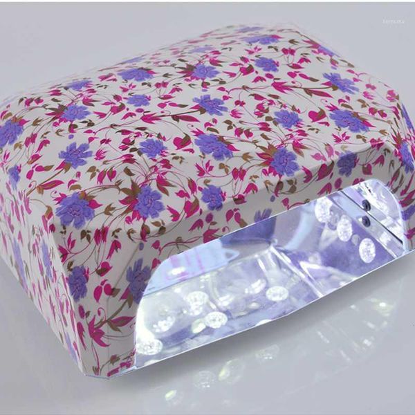 

professional auto sun light led lamp for nails diamond shaped fast dry 18pcs double source 9 colors choose1