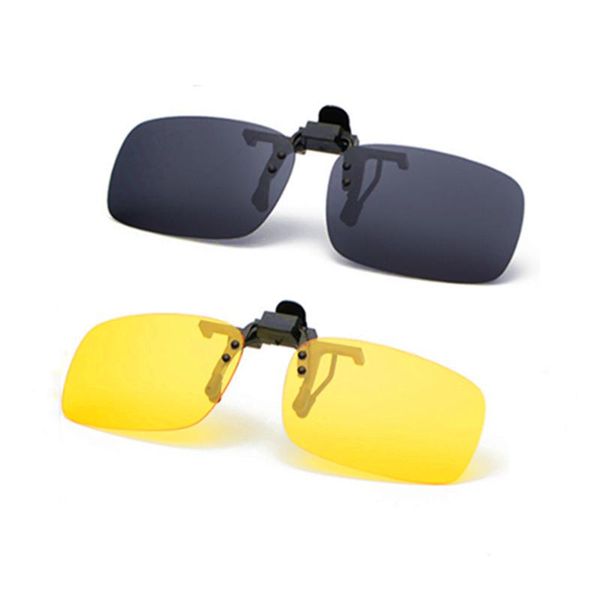 

outdoor eyewear fishing use sunglasses clip on style uv400 polarized riding&hiking day/night vision glasses