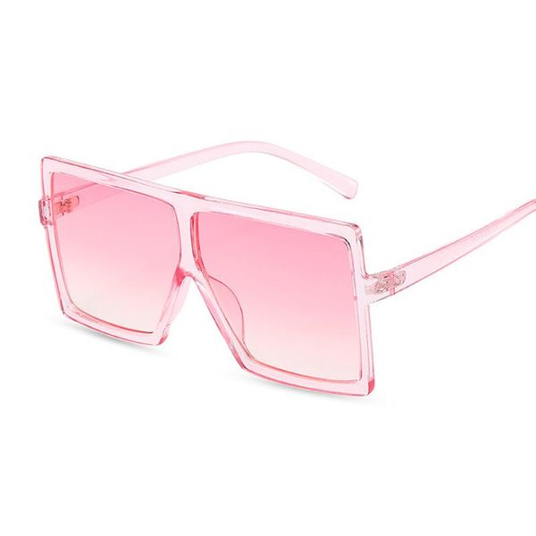 

sunglasses oversized shades women pink fashion square glasses big frame sun female vintage retro oculos feminino, White;black