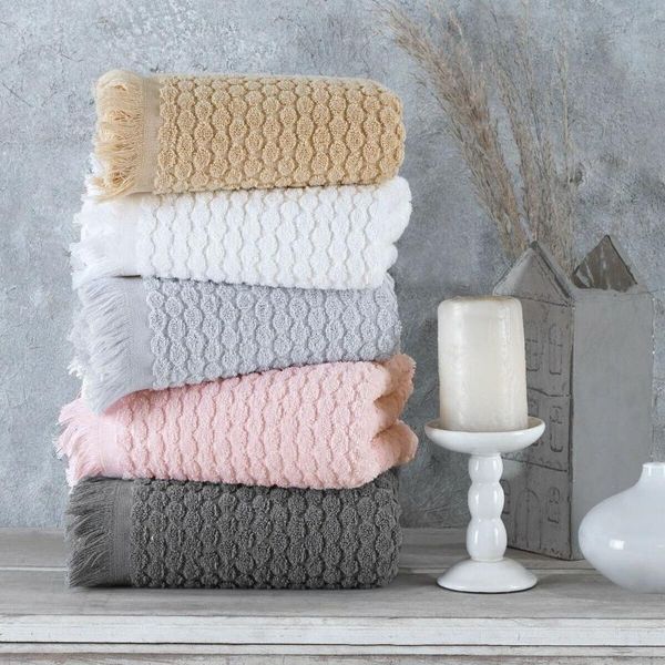 

towel bath set 6 pcs 100% cotton colorful soft and plush highly absorbent bathroom towels 50x90