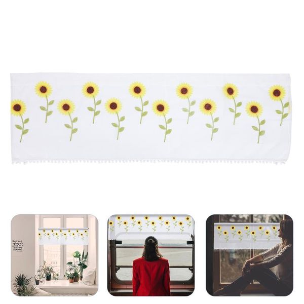 

shower curtains 1pc home decorative short curtain dust proof window printed