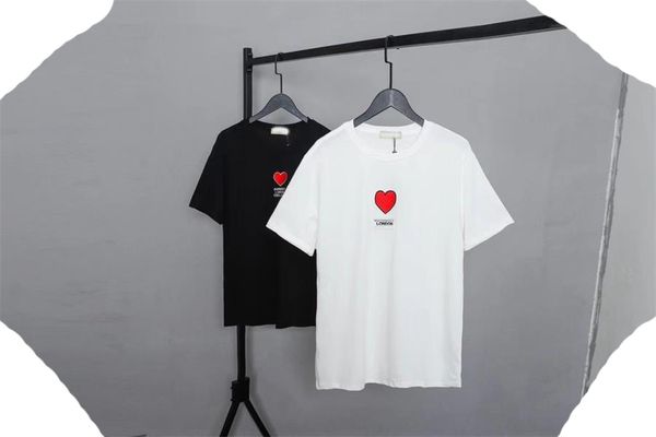 

summer men women t shirts with letter printed casual mens t shirt men fashion tees streetwear apparel 2 colors #01, White;black