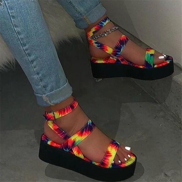 

sandals large size bottom women's 2021 summer fashion breathable womens shoes casual platform women slippers slides, Black