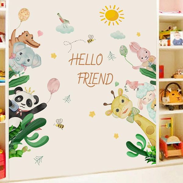 

wall stickers deer english decorative background living room bedroom removable