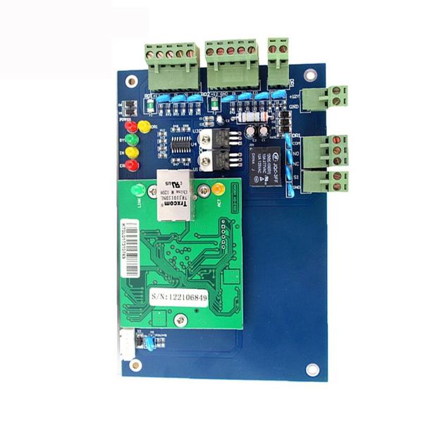 

fingerprint access control wiegand 4 board tcp/ip four door network panel with software protocol reader communication use