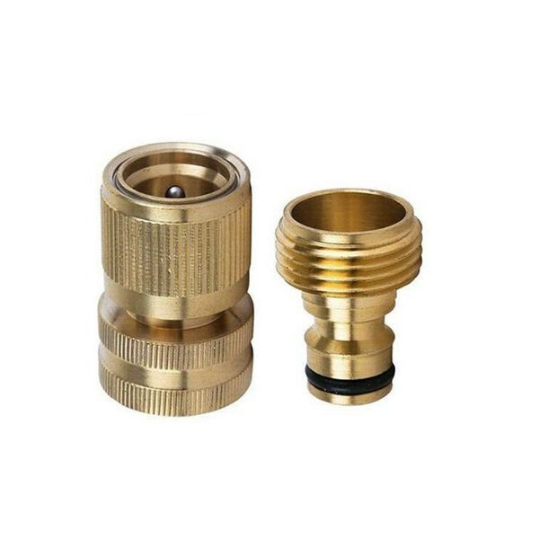 

watering equipments two sizes garden hose quick connect brass fitting connectors water connector f8a4
