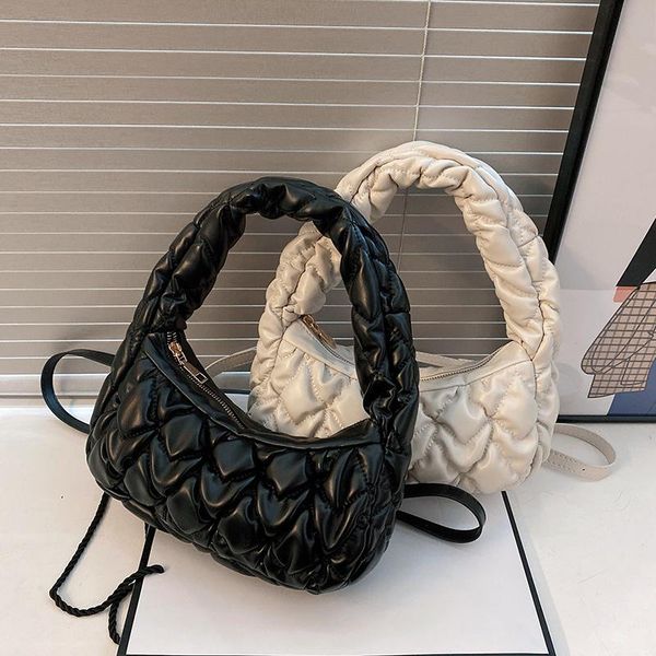 

evening bags women's summer 2021 fashion versatile messenger bag pleated single shoulder armpit purses and handbags luxury designer