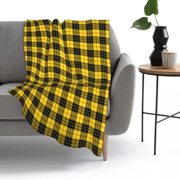 

blankets clan macleod tartan throw blanket bedspread bed sofa flannel warm bedclothes home travel thick child