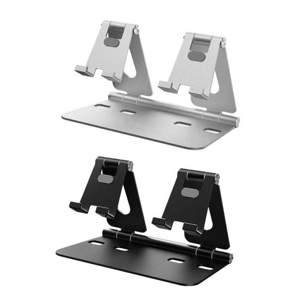 

cell phone mounts & holders aluminum alloy multi-angle adjustable universal mobile bracket tablet pc deskdouble