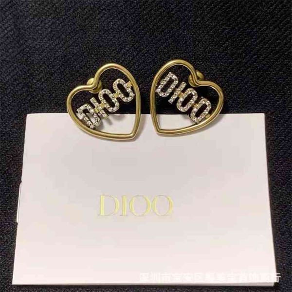 

75% off outlet online family love four letter 2021 brass earrings, Silver