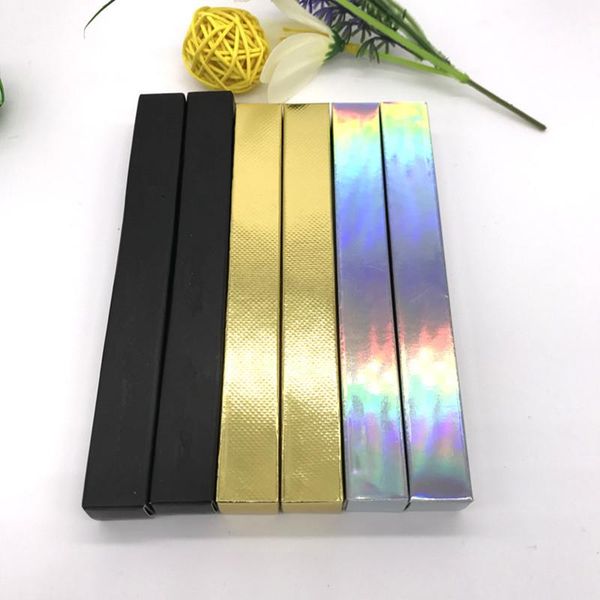 

storage bottles & jars 50/100pcs eyeliner packaging paper box 1.6*1.6*14.5cm lipstick pen package sample gift
