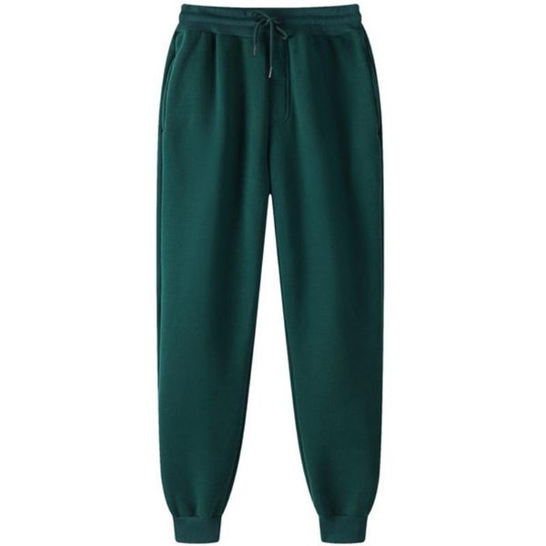 

men's pants 2021 men solid color autumn joggers sweatpants trousers pantalon homme drawstring full length my546, Black