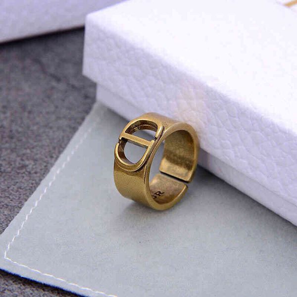 

70% off open star diamond ring 2021 new full of diamond letter ring, Silver