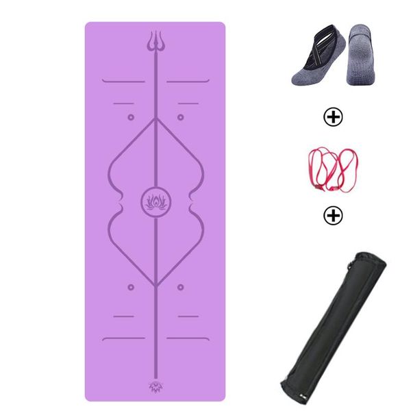 

private custom label natural rubber pu eco friendly mat yoga mats