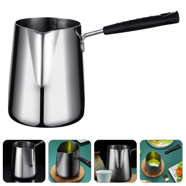 

pans stainless steel fryer mini frying pot practical kitchen cooking tool
