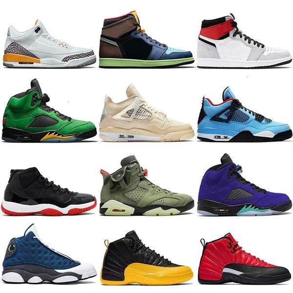 

jump man 1 high bio hack 1s sail 4 4s university gold 12 basketball shoes 13 trainers sneakers size 36-45