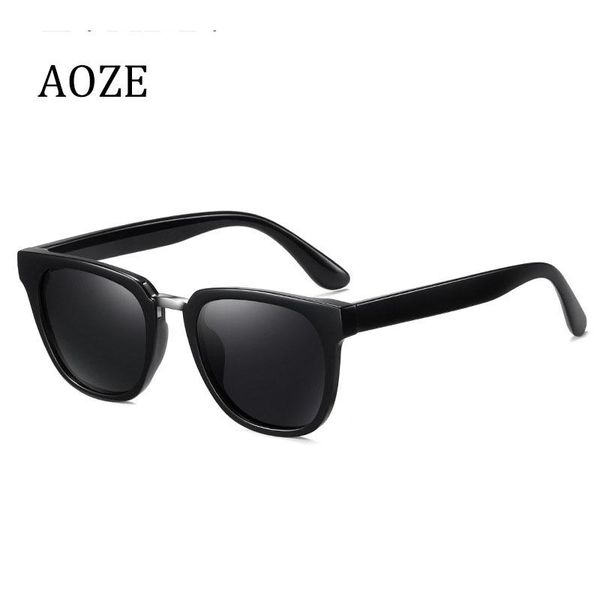 

sunglasses p95838 foreign trade fashion round frame polarized cross border black glasses female driver's gla, White;black