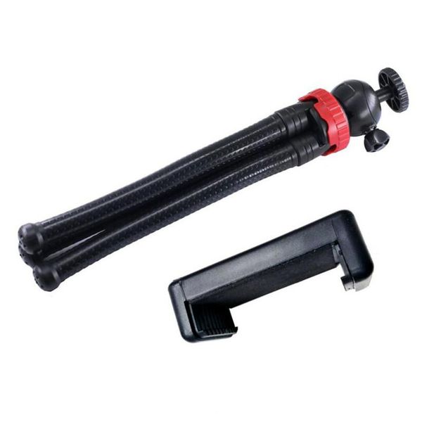 

selfie monopods large tripod stand, slr accessories, with clip adapter base, suitable for mobile phone camera, flexible length 20cm