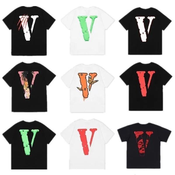 

fashion brand short-sleeved t shirt for men and women couples loose, White;black