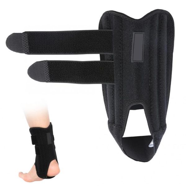 

sport breathable ankle brace protector compression adjustable support pad protection football elastic guard, Blue;black