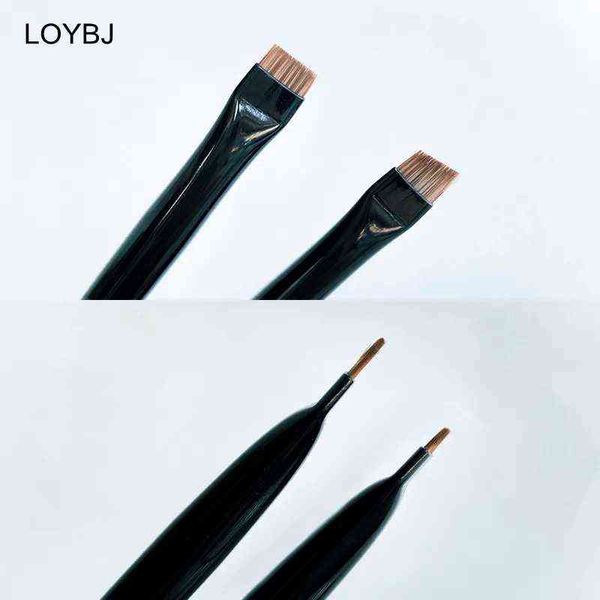 

health and beauty products makeup brush loybj 1/2pcs blade makeup brushes angled thin eyebrow flat fine eyeliner professional liner brow bea