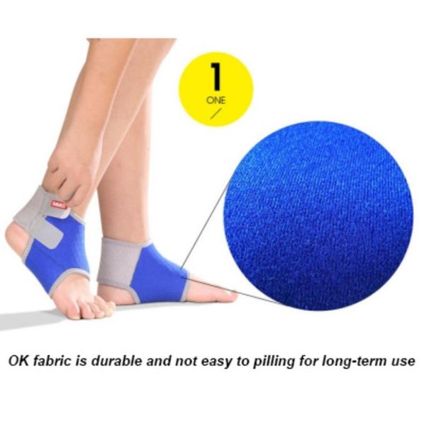 

ankle support kids strap children sport guard brace protector 1 pair for cycling running gym, Blue;black